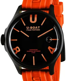 U-Boat Darkmoon 9538 Stainless steel and Black PVD Black