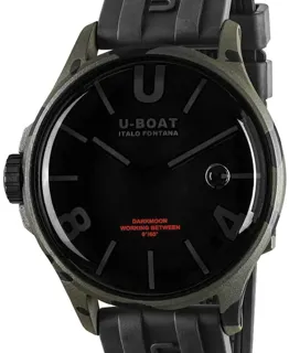 U-Boat Darkmoon 9553 Stainless steel Black