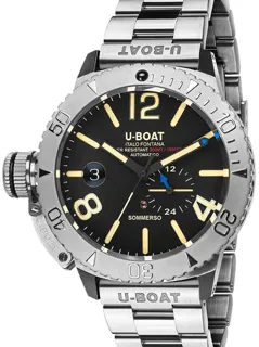 U-Boat Dive Watch 9007/A/MT Stainless steel Black