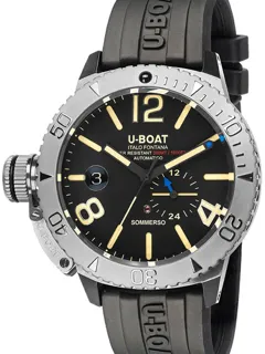 U-Boat Dive Watch 9007/A Stainless steel Black