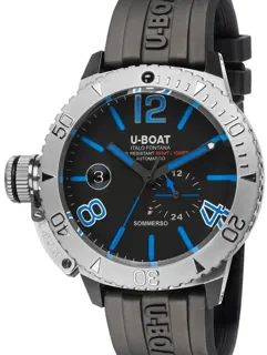 U-Boat Dive Watch 9014 Stainless steel Black