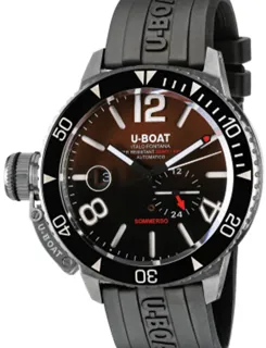 U-Boat Dive Watch 9521 Stainless steel Red