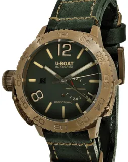 U-Boat Dual Time 9088 Bronze Green