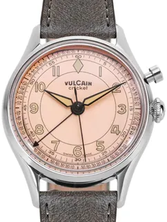 Vulcain Cricket 100269B67.BAC313 Stainless steel Salmon