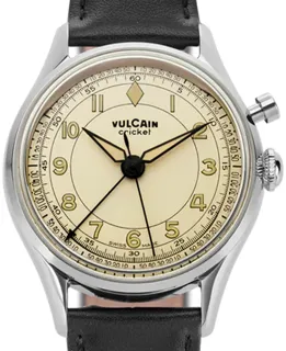 Vulcain Cricket 100168B77.BAC201 Stainless steel Beige