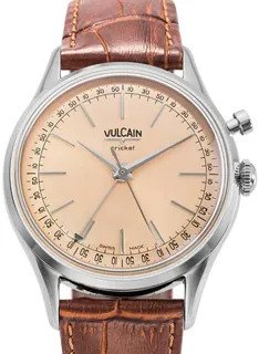 Vulcain Cricket 100273A80.BAN228 Stainless steel Salmon