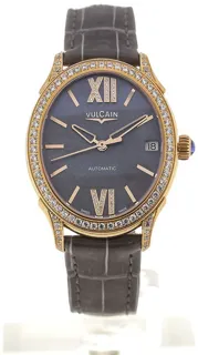 Vulcain First Lady 61S564N1T.BBL413 40mm Gemstones$Red gold Gray