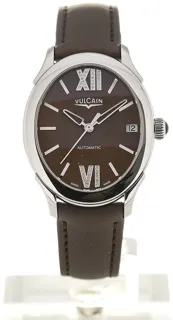 Vulcain First Lady 610164N4S.BAS407 33mm Stainless steel Brown