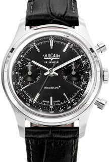 Vulcain Chronograph 640109B00.BAL248 Stainless steel Black