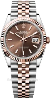 Rolex Datejust 126231-0043 Rose gold and Stainless steel White