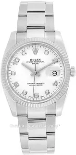 Rolex Oyster Perpetual Date 115234-0010 White gold and Stainless steel Silver