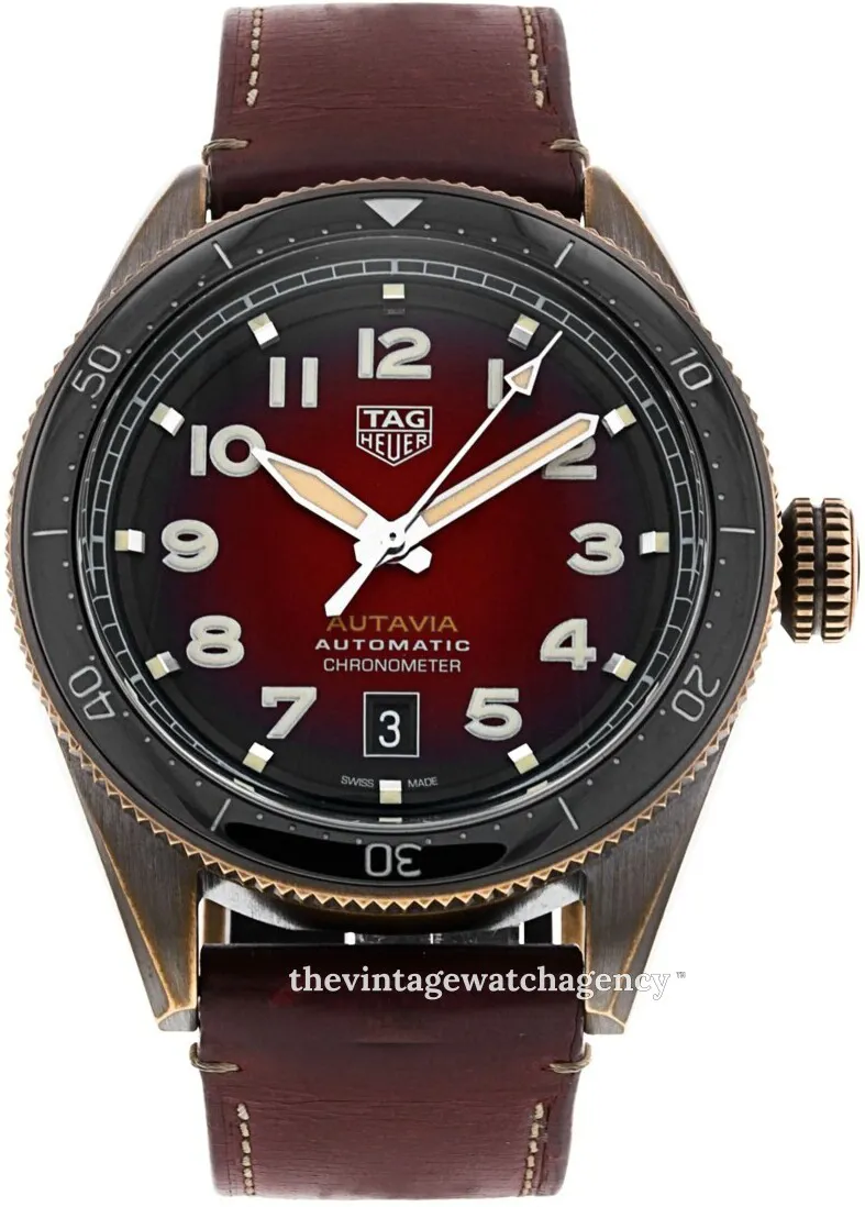 TAG Heuer Autavia WBE5191.FC8276 Bronze and Stainless steel Brown Japan |  Dealer | EveryWatch