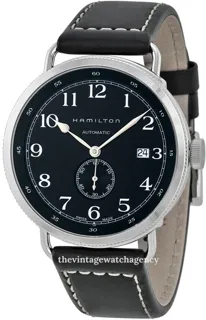 Hamilton Khaki Navy H78415733 Stainless steel Black