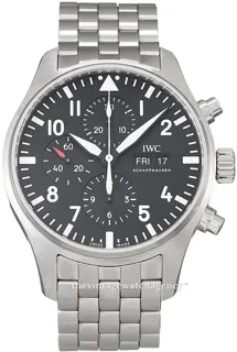 IWC Pilot IW377710 Stainless steel Black