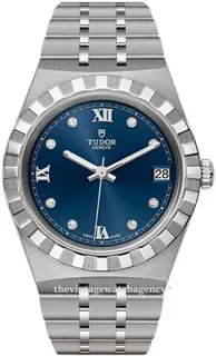 Tudor Royal M28400-0007 Stainless steel Blue