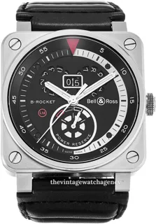 Bell & Ross Instruments BR0390-B-Rocket Stainless steel Black