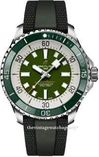 Breitling Superocean A17376A31L1S1 Stainless steel Green