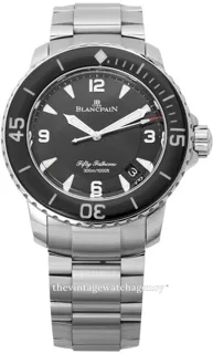 Blancpain Fifty Fathoms 5015-1130-71S Stainless steel Black