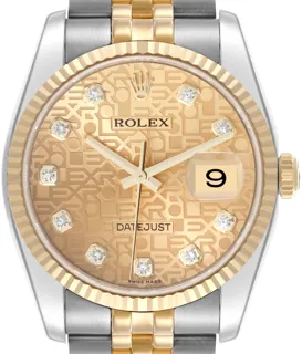 Rolex Datejust 36 116233 Stainless steel Champagne