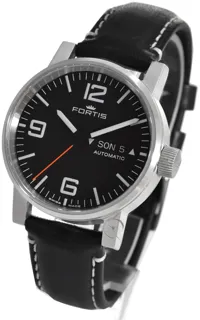 Fortis Spacematic F25200002, 623.10.158 Stainless steel Black