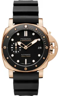 Panerai Submersible PAM01164 Rose gold Black