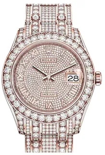 Rolex Pearlmaster 86405RBR Rose gold Diamond Pave