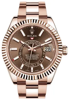 Rolex Sky-Dweller 326935 Rose gold Brown