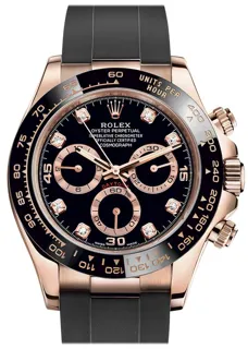 Rolex Daytona 116515ln Rose gold Black