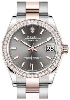 Rolex Datejust 31 278381RCN Rose gold Dark Rhodium