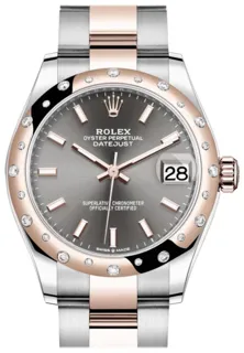 Rolex Datejust 31 278341TBD Rose gold Dark Rhodium