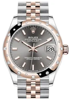 Rolex Datejust 31 278341LMN Rose gold Dark Rhodium