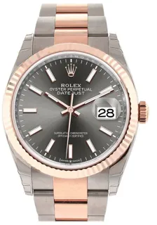 Rolex Datejust 36 126231 Rose gold Dark Rhodium