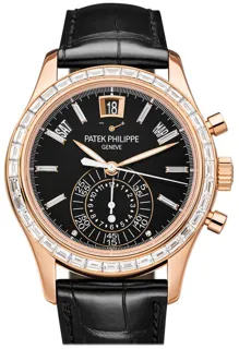 Patek Philippe Annual Calendar Chronograph 5961R-010 Rose gold Black