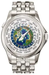 Patek Philippe World Time 5131/1P-001 Platinum Silver