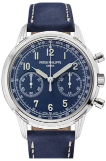 Patek Philippe Chronograph 5172G-001 White gold Blue