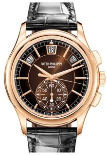 Patek Philippe Annual Calendar Chronograph 5905R-001 Rose gold Brown