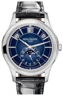 Patek Philippe Annual Calendar 5205G-013 White gold Blue