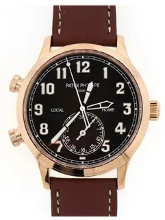 Patek Philippe Calatrava 5524R-001 Rose gold Brown