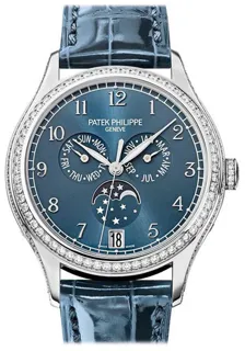 Patek Philippe Annual Calendar 4947G-001 White gold Blue