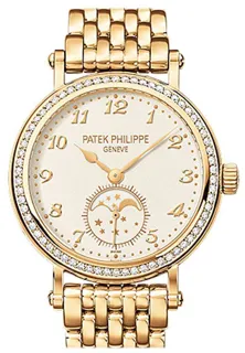 Patek Philippe Moonphase 7121/1J-001 Yellow gold Beige