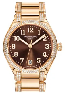 Patek Philippe Twenty~4 7300/1201R-010 Rose gold Brown