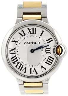 Cartier Ballon Bleu W69008Z3 Yellow gold and Stainless steel