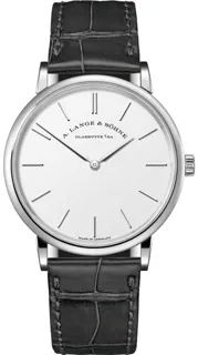 A. Lange Lange Saxonia Thin 201.027 White gold Silver