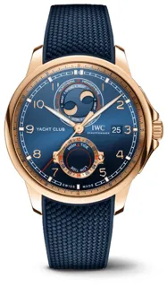 IWC Portugieser IW344001 Yellow gold Blue