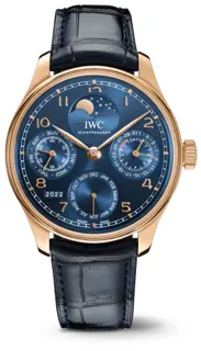 IWC Portugieser IW5033-12 Yellow gold Blue