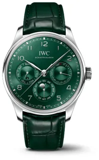 IWC Portugieser IW3442-07 Stainless steel Green