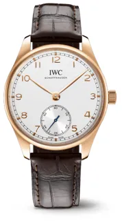 IWC Portugieser IW358306 Yellow gold Silver