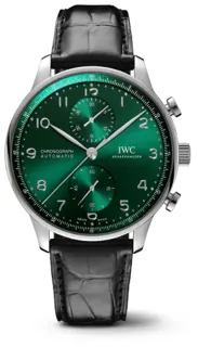 IWC Portugieser IW371615 Stainless steel Green