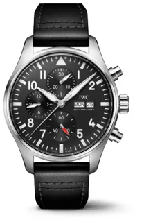 IWC Pilot IW3780-01 Stainless steel Black