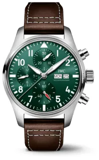 IWC Pilot IW388103 Stainless steel Green